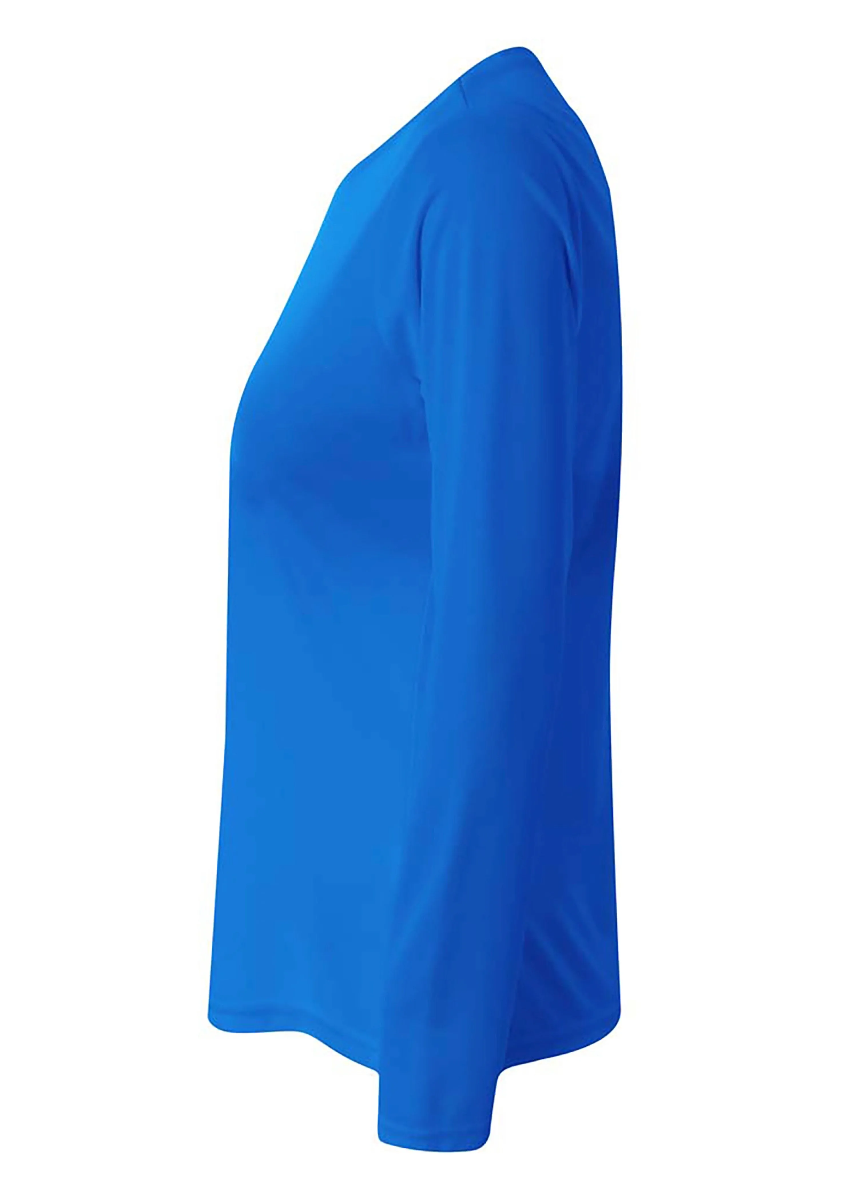 A4 Womens Long Sleeve Cooling Performance Crew