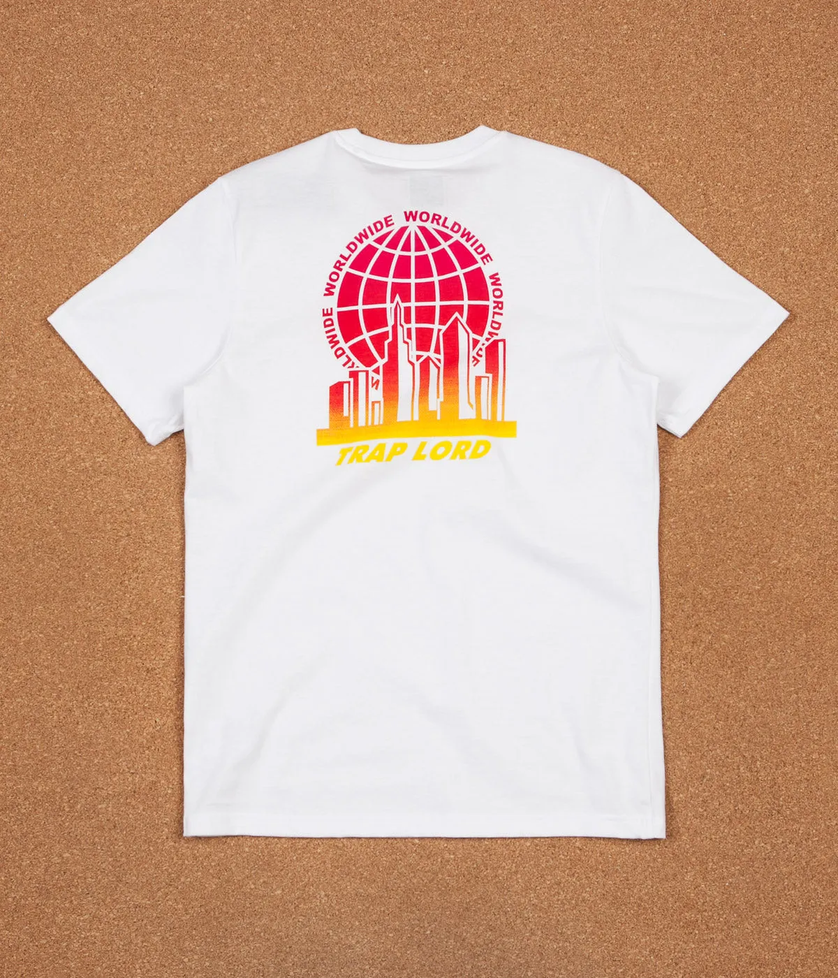 Adidas x Trap Lord Ferg T-Shirt - White / EQT Yellow / Bold Pink