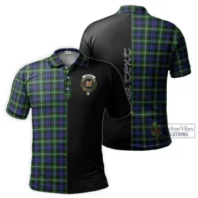 Baillie of Polkemmet Tartan Polo Shirt with Family Crest and Half Of Me Style