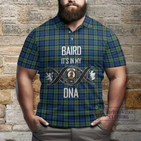 Baird Ancient Tartan Polo Shirt with Family Crest DNA In Me Style