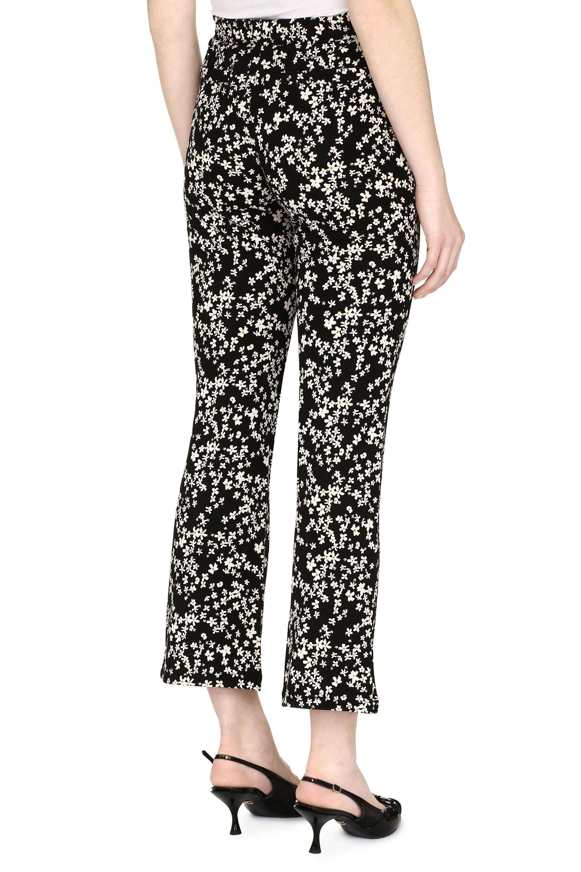 Baum Und Pferdgarten Floral Printed Flared Trousers