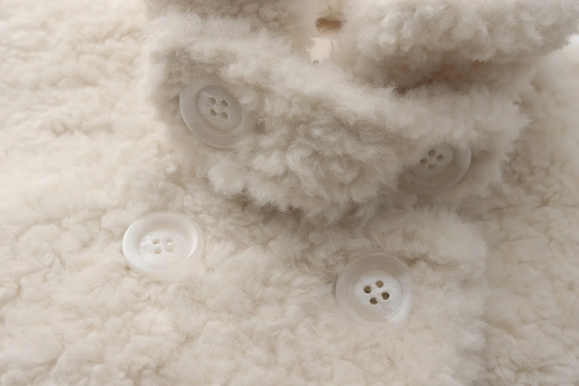 Biker Teddy Bear Coat - White