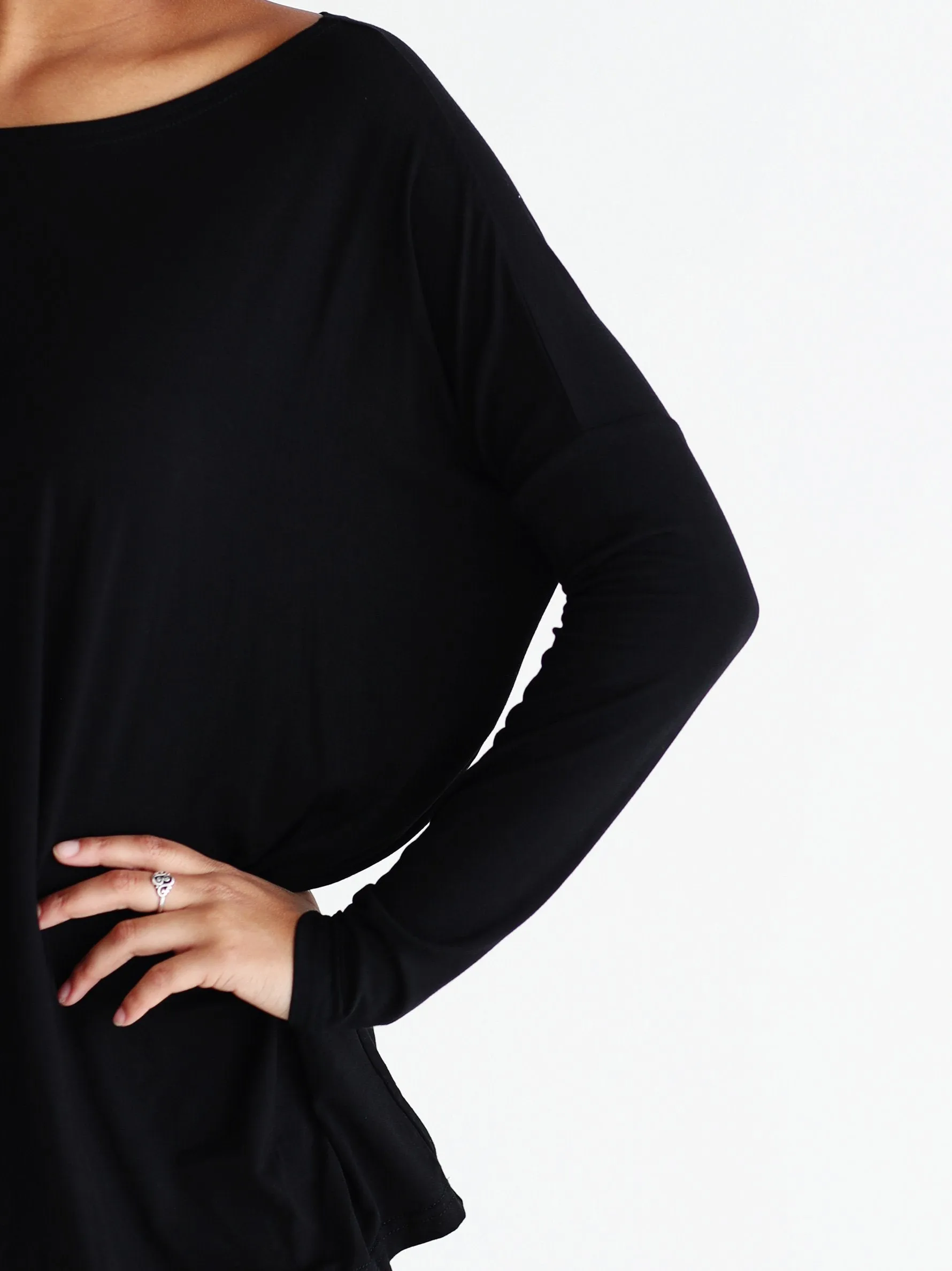 Black Long Sleeve Top