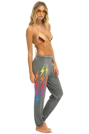 BOLT GRADIENT SWEATPANTS - HEATHER // RAINBOW