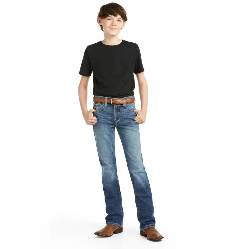 Boy's Ariat B5 Slim Stretch Sturgis Stackable Straight Leg Jean