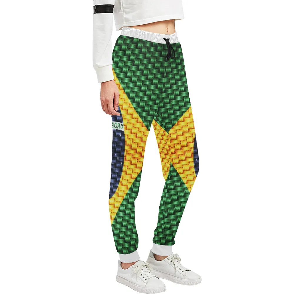 BRASIL FLAG Women's All Over Print Sweatpants