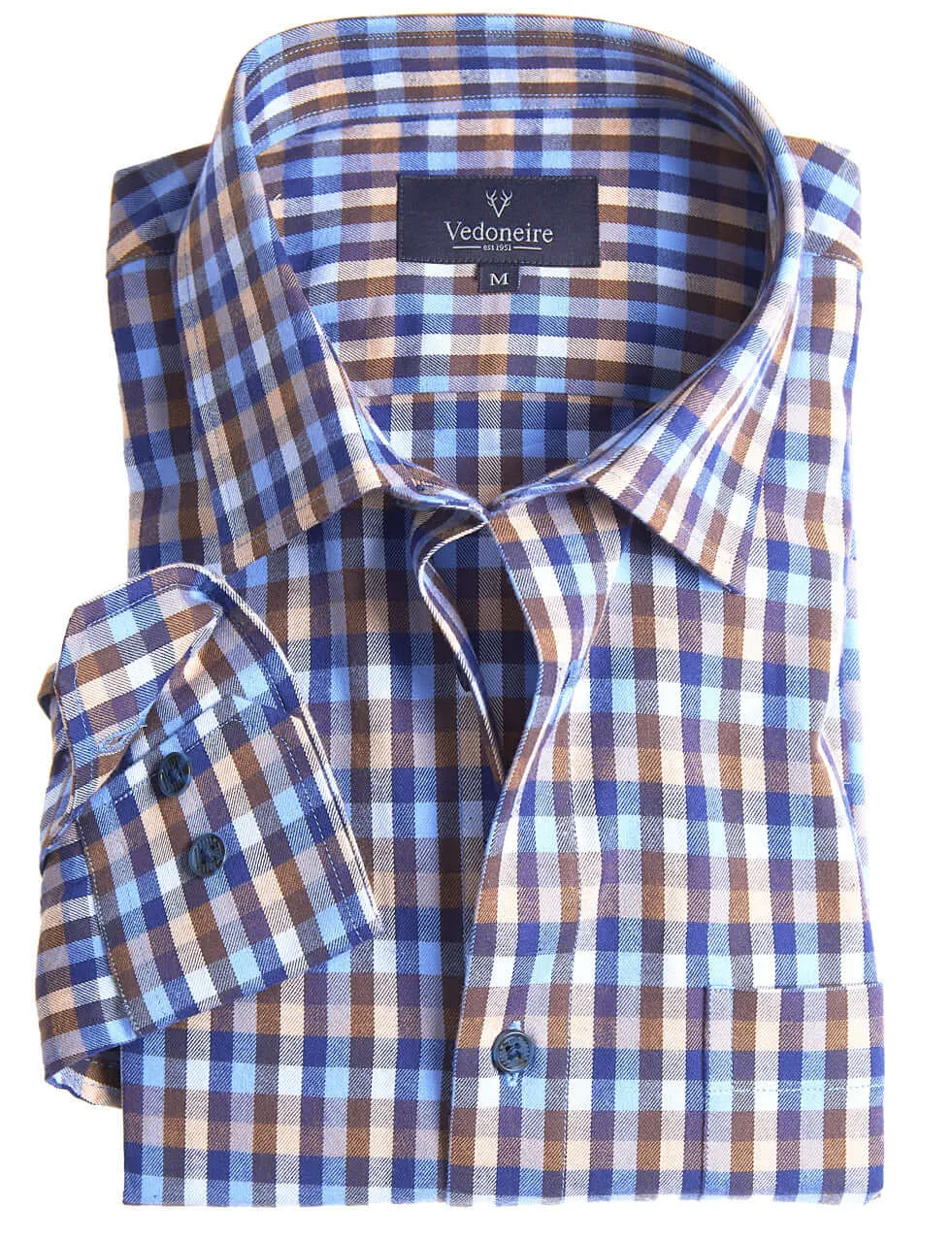 Brushed Cotton Checked Shirt