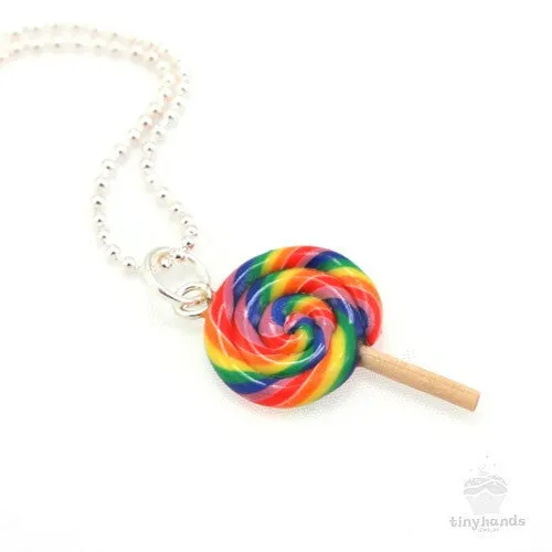 Bubblegum Scented Lollipop Necklace