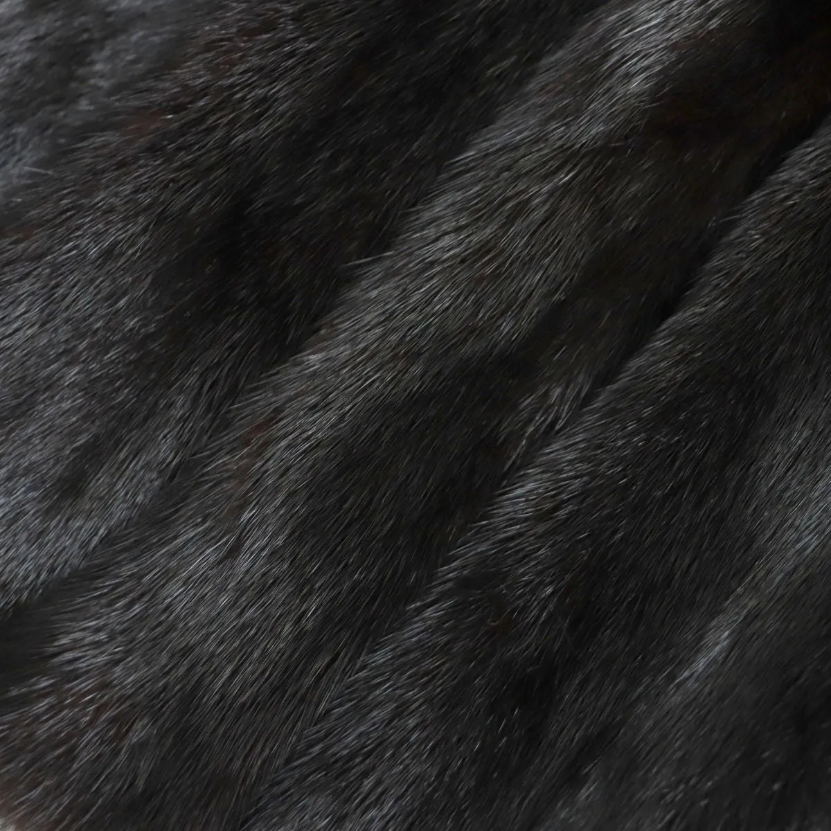 Canadian Mink Fur Coat, Dark Brown