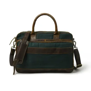 Canvas Green Briefcase