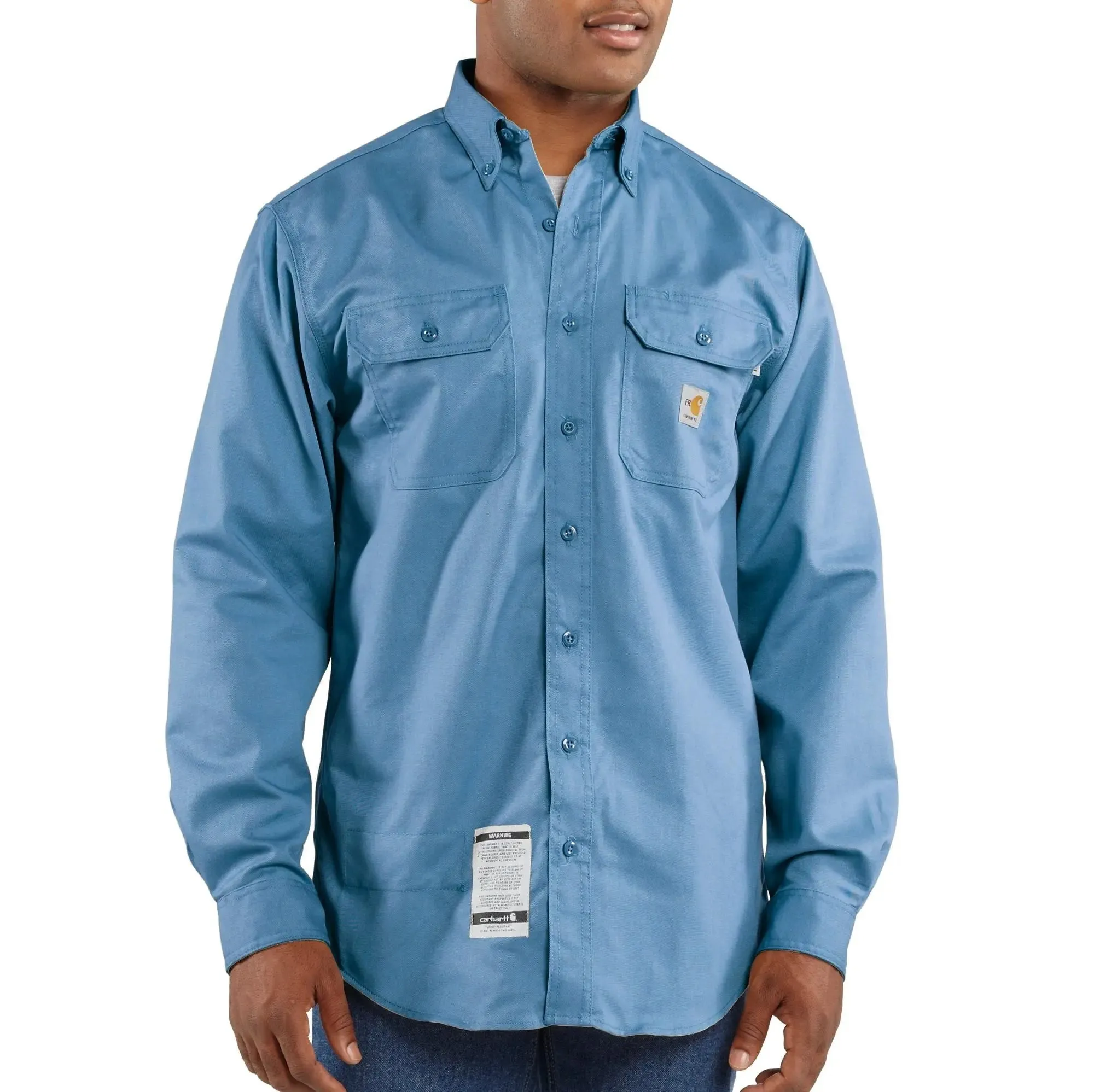 CARHARTT - Flame Resistant Loose Fit Midweight Twill Long-Sleeve Shirt