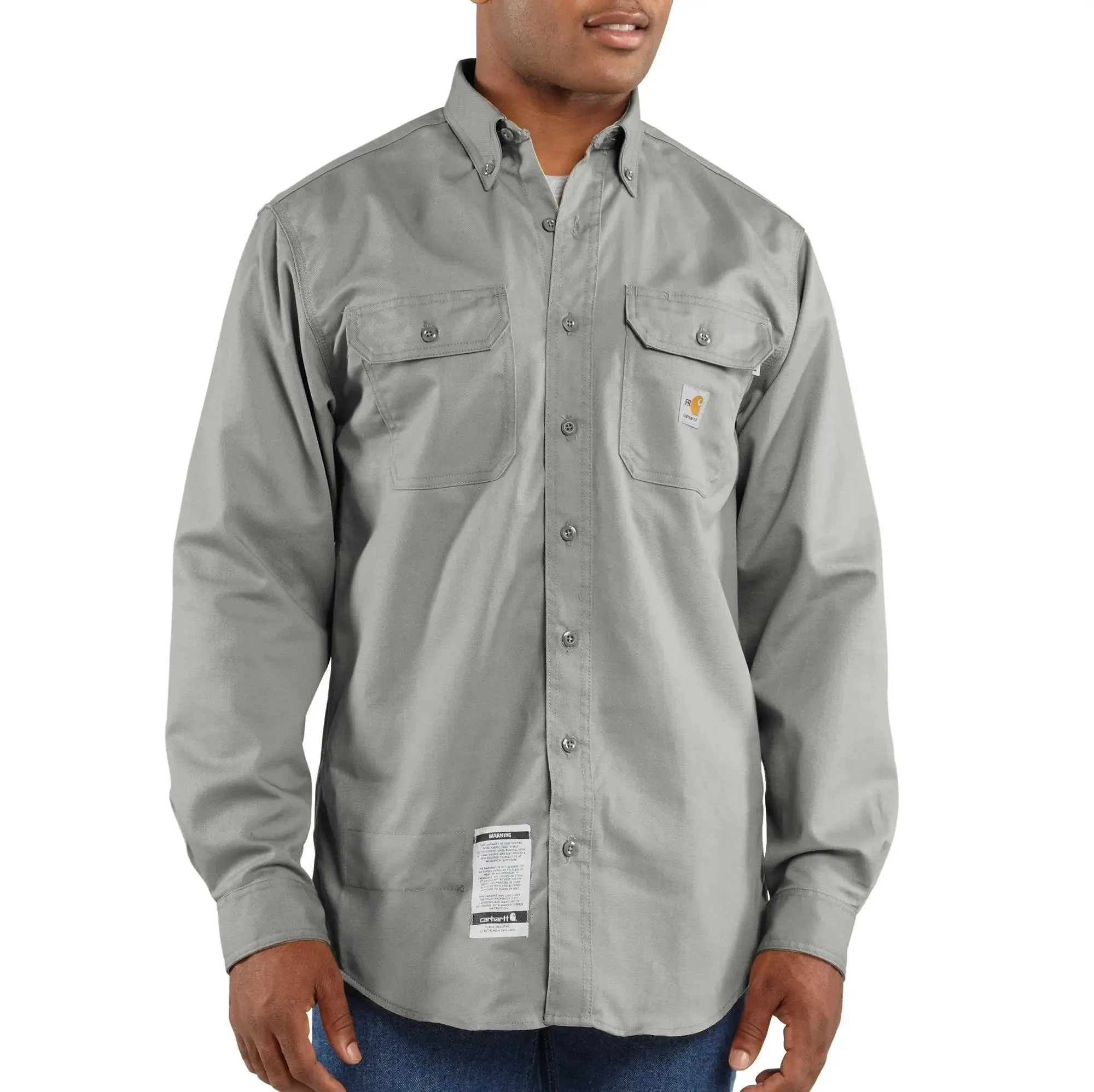 CARHARTT - Flame Resistant Loose Fit Midweight Twill Long-Sleeve Shirt