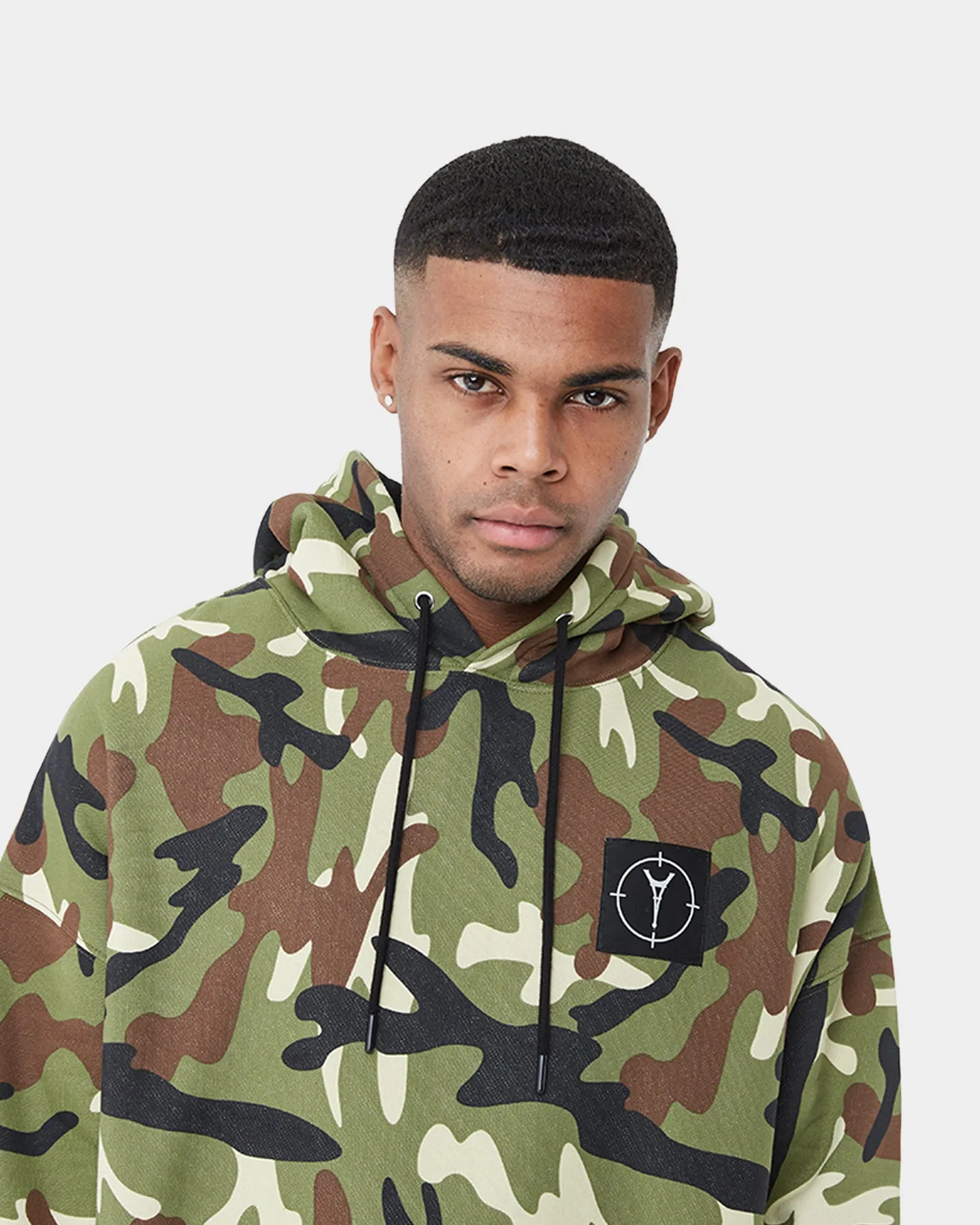 Carré Utilitaire Camo Hoodie Woodland Camo