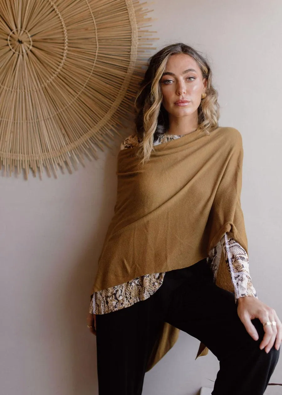 Carrie Cashmere/Bamboo Poncho