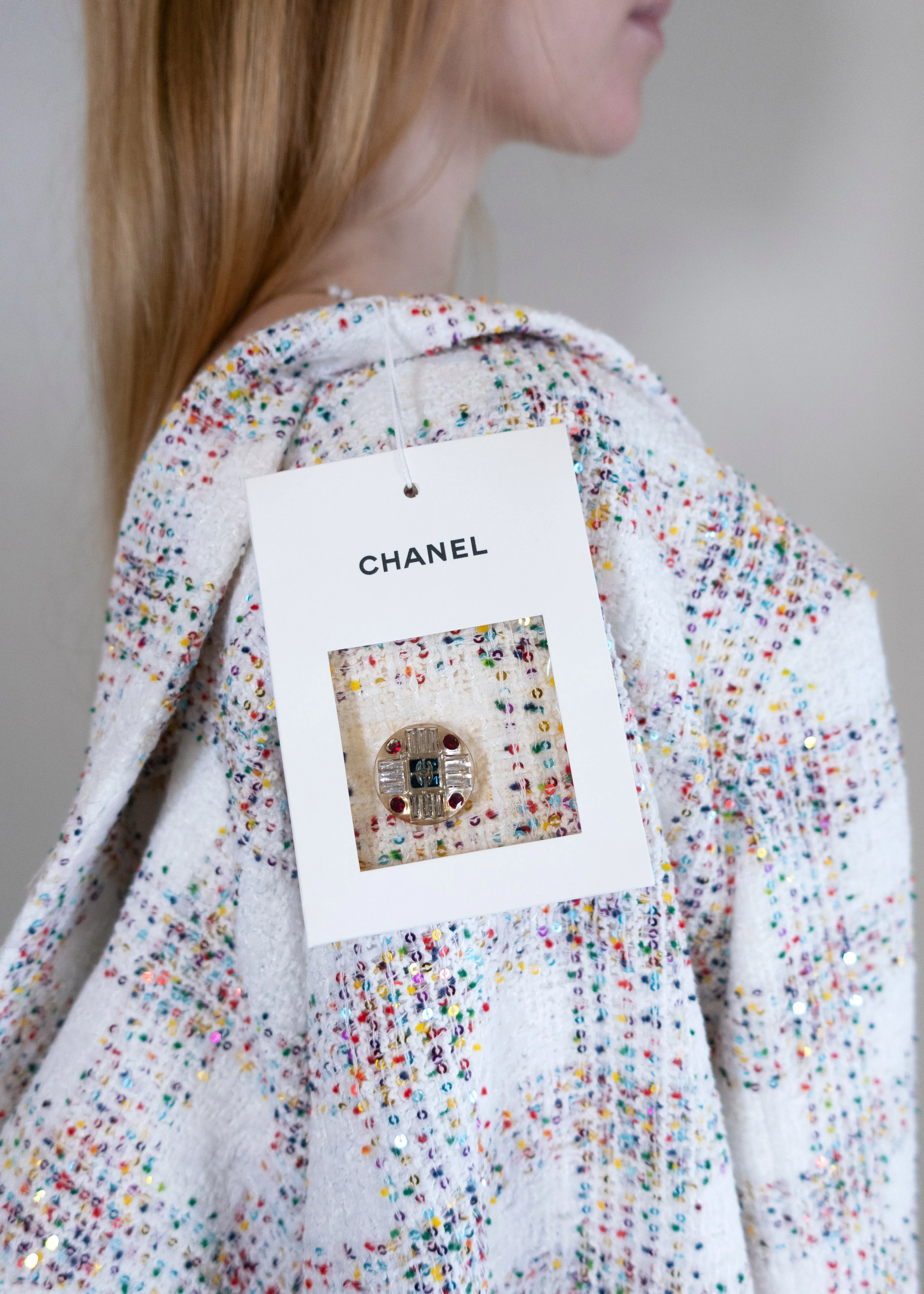 Chanel Tweed Pattern Blazer