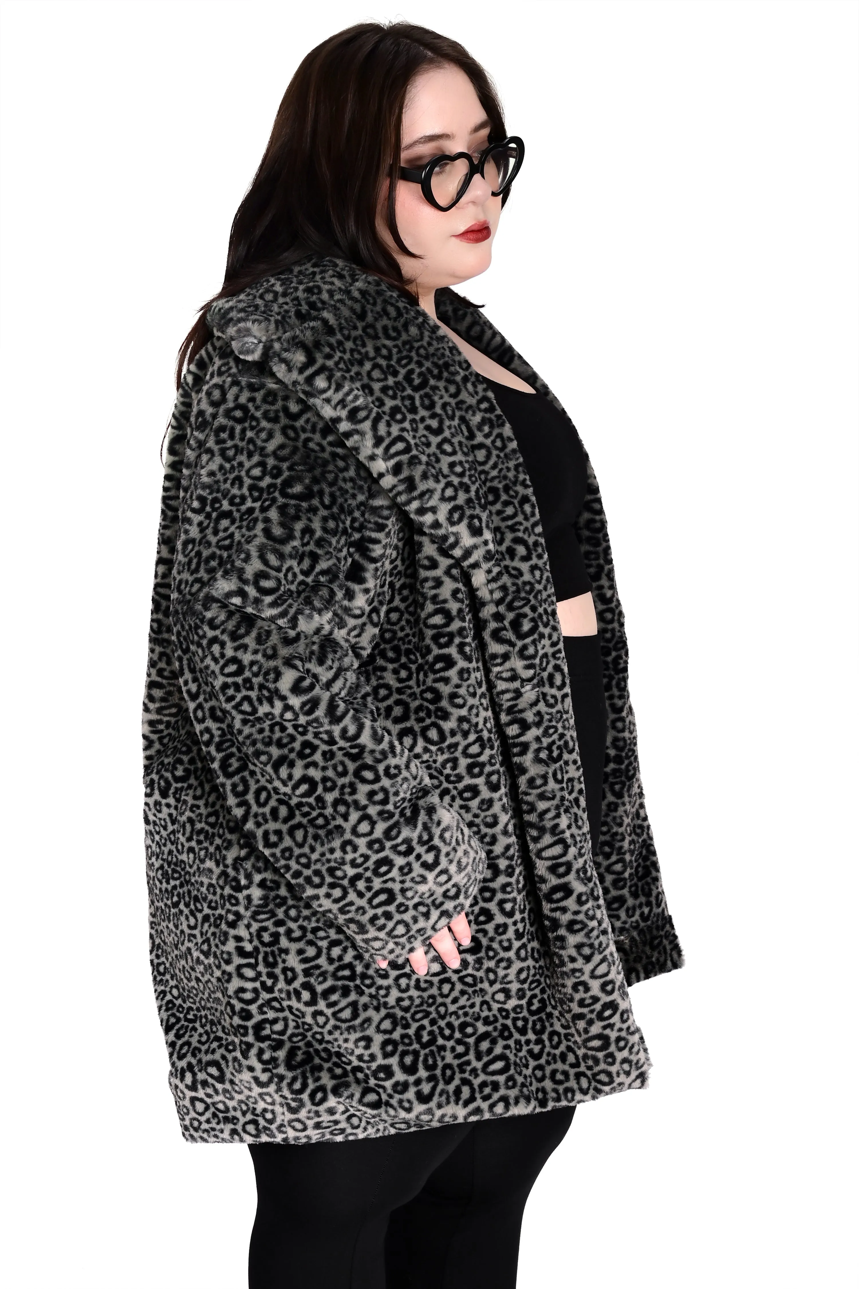 Charli Leopard Coat