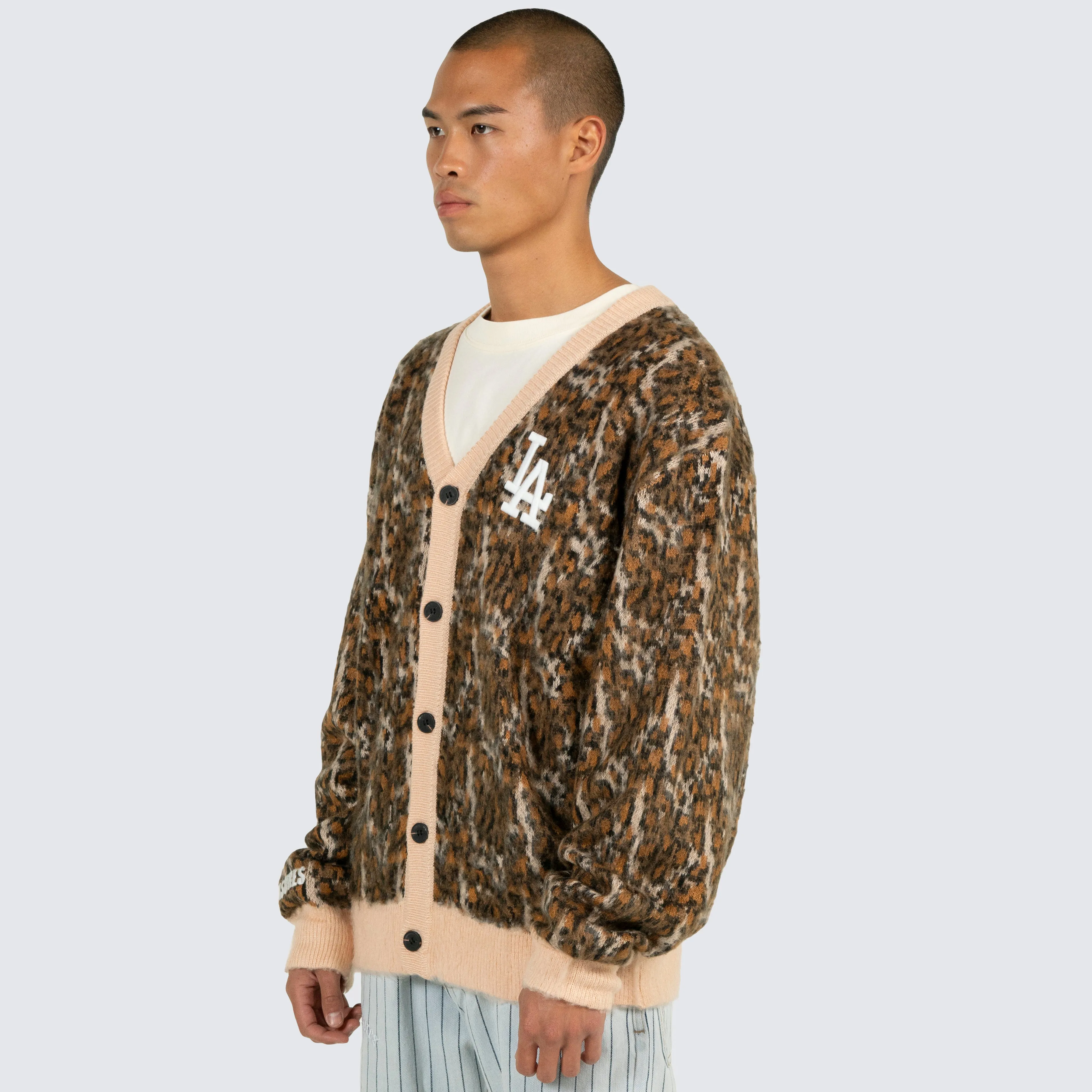 CHEETAH CARDIGAN - DODGERS