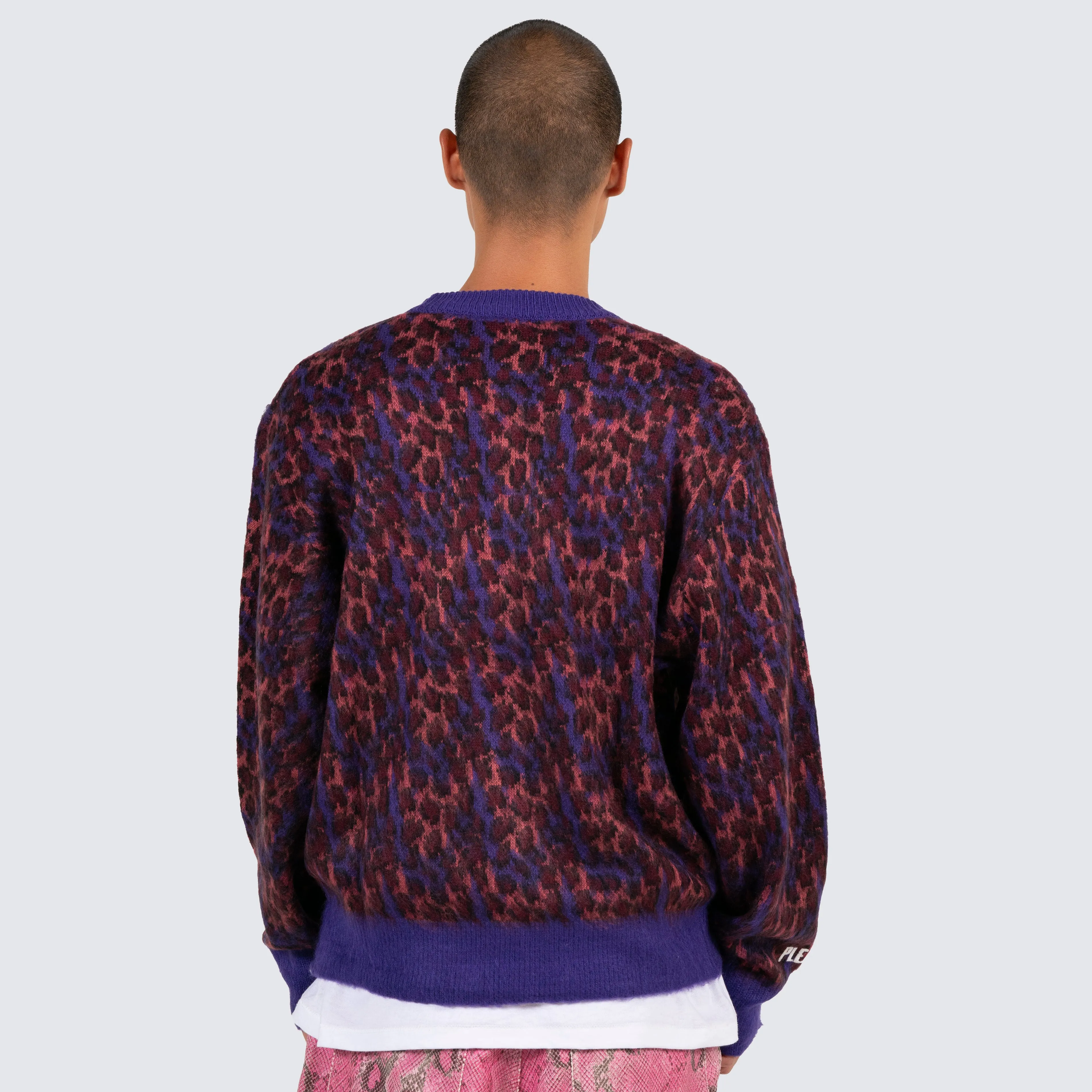 CHEETAH CARDIGAN - RED SOX