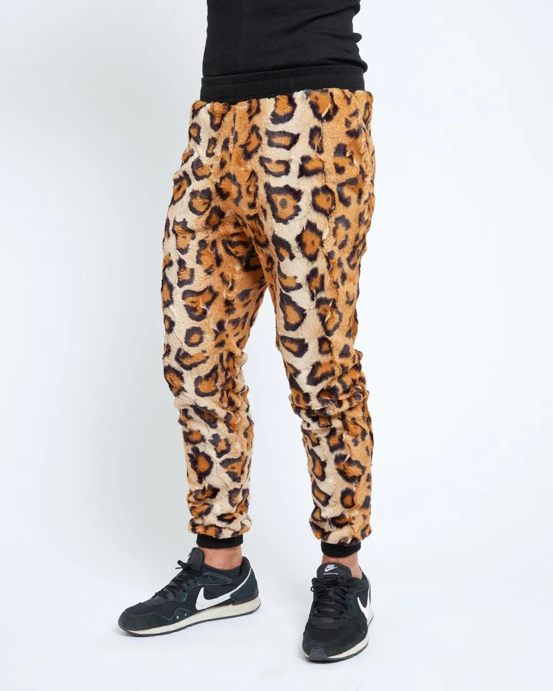 Cheetah ULTRA SOFT Faux Fur Sweatpants | Men's