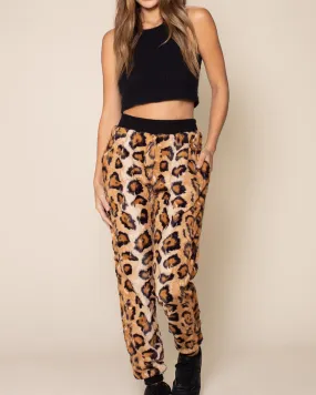 Cheetah ULTRA SOFT Faux Fur Sweatpants | Women's