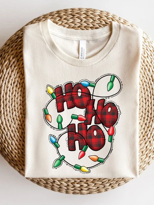 Christmas Lights Ho, Ho, Ho, T-Shirt