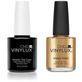 CND - Vinylux Topcoat & Brass Button 0.5 oz - #229