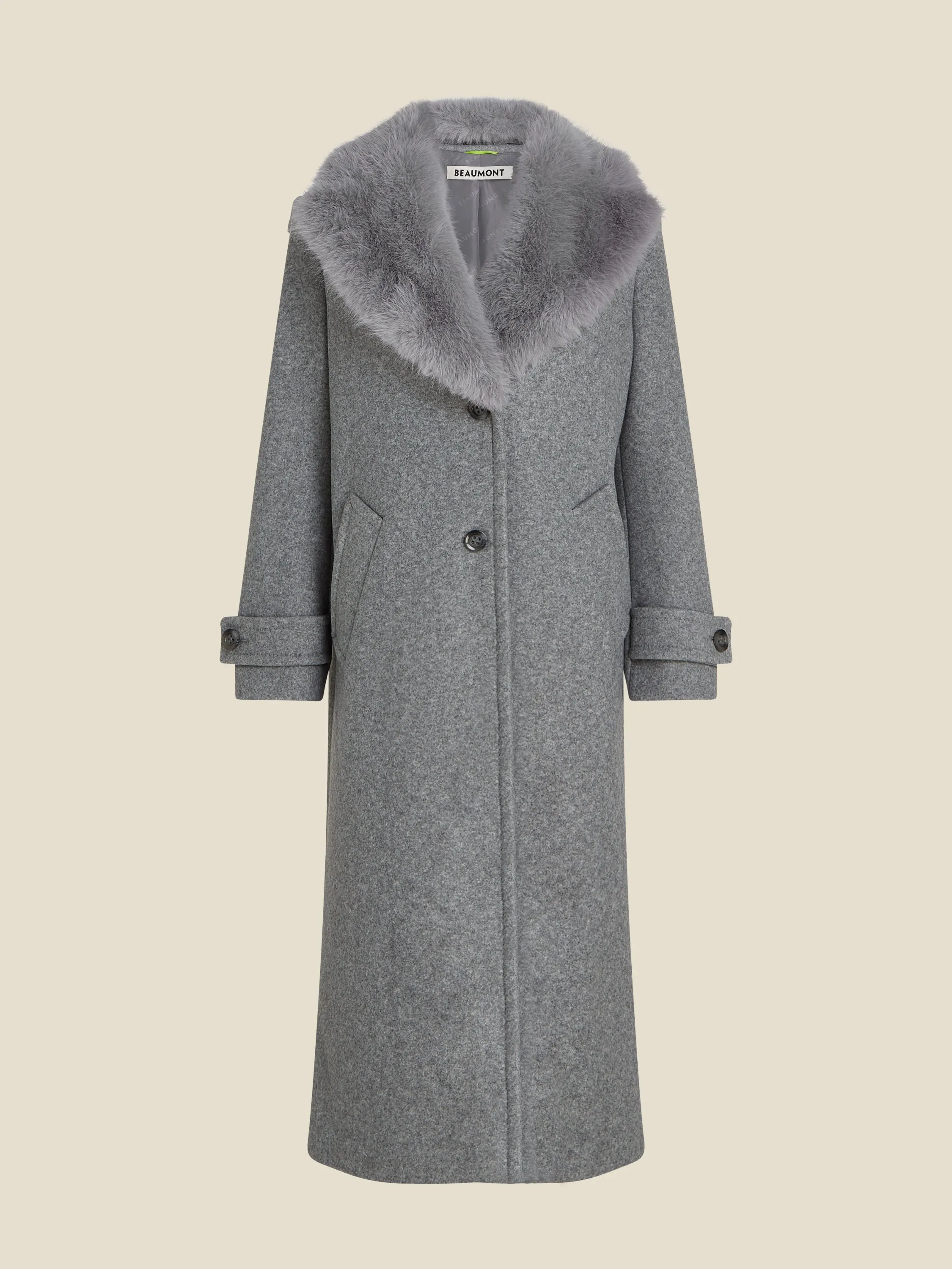 Constance coat - Grey heather