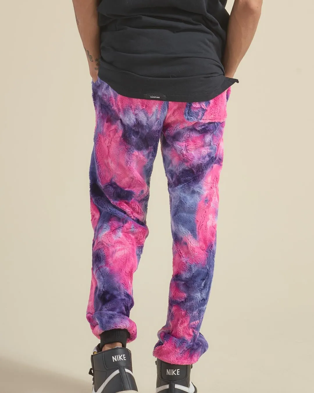 Cotton Candy Cat ULTRA SOFT Faux Fur Sweatpants | Men's