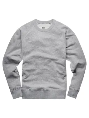 Crew Neck Sweater - Light Gray