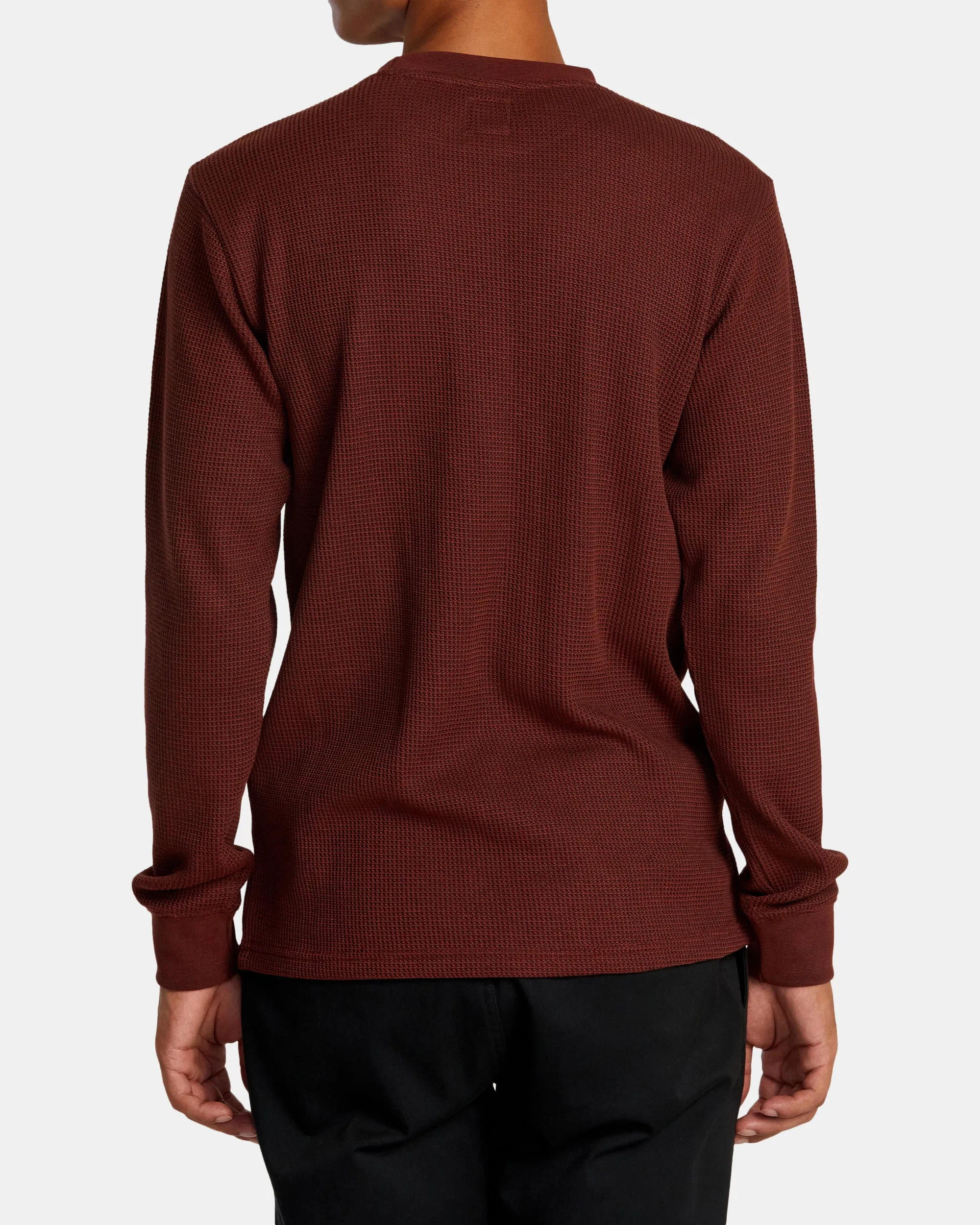 Dayshift Long Sleeve Thermal Shirt - Red Earth