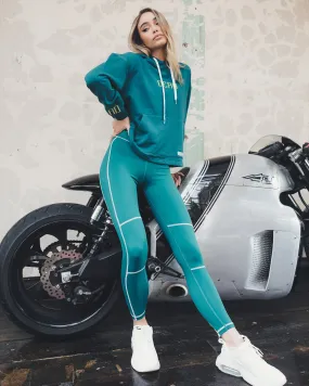 Dead Studios Women's Biker Tight Teal