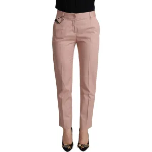 Dolce & Gabbana Elegant Pink Tapered Pants for Sophisticated Style