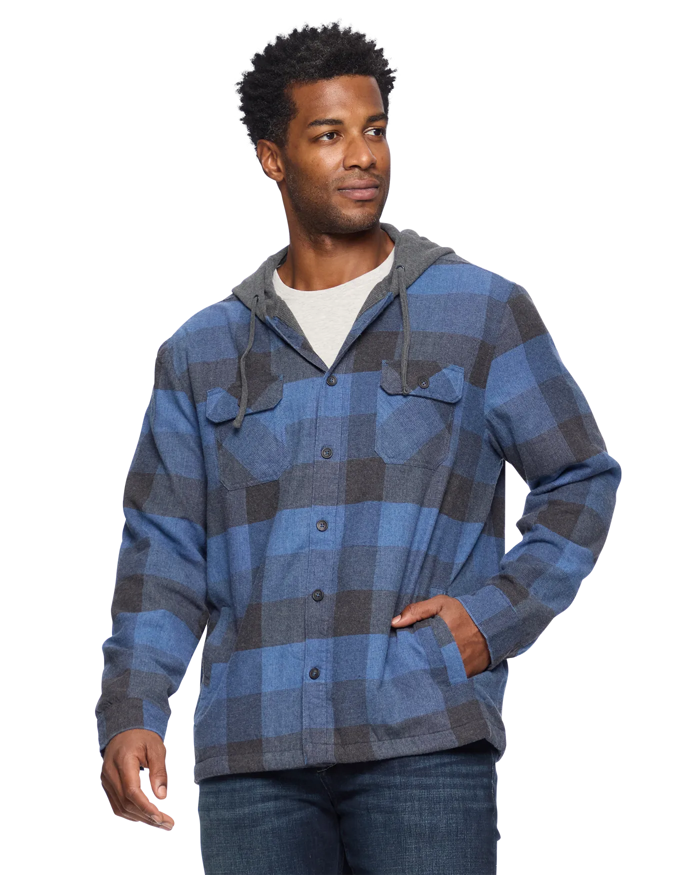 DORSEY THERMAL-LINED HOODED SHIRT JACKET