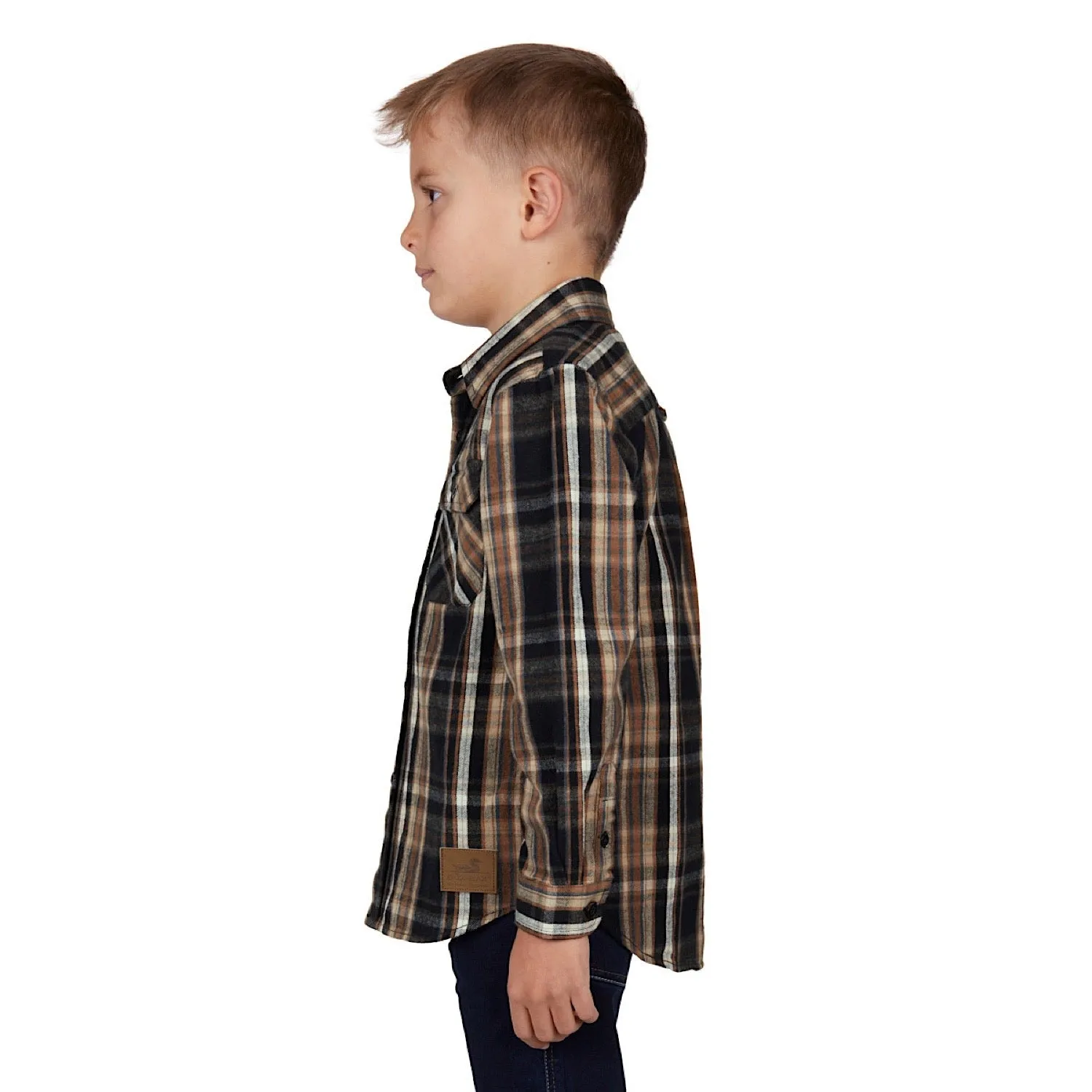 Dux-Bak Kids Herb Thermal L/S Shirt Black/Tan