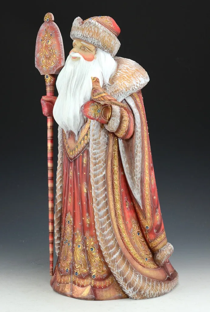 Elegant Jeweled Russian Santa Claus