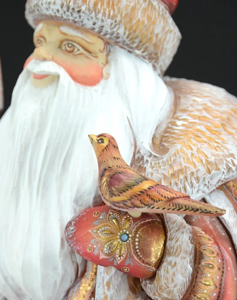 Elegant Jeweled Russian Santa Claus