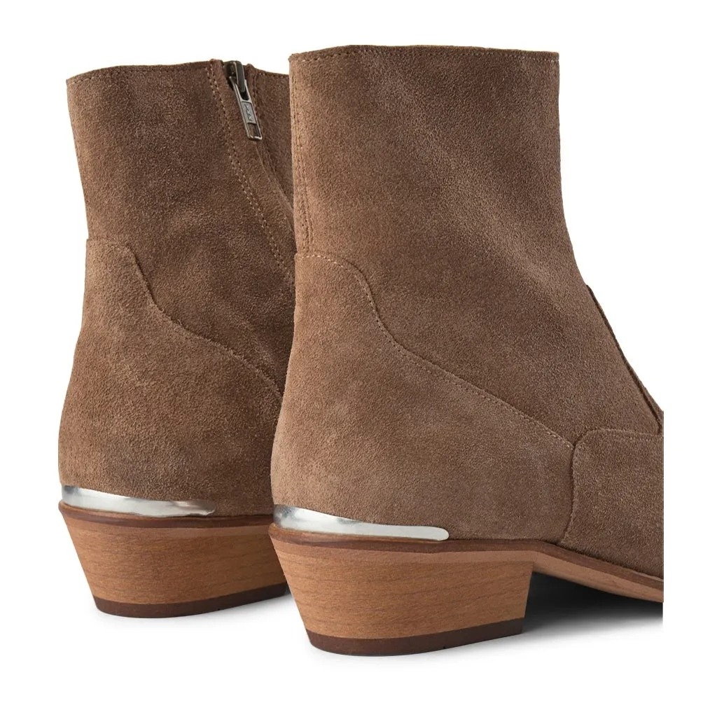 Enzo boot suede - TAUPE