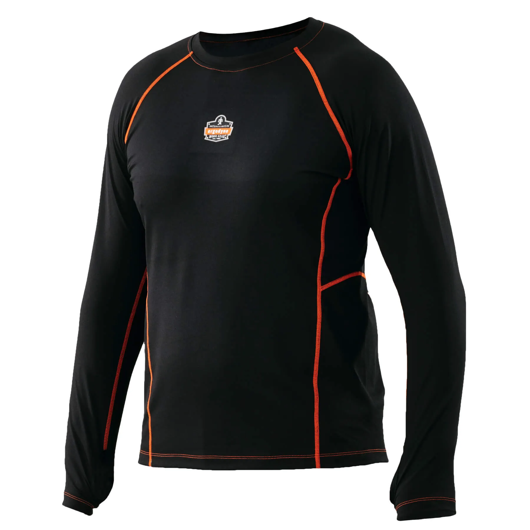 Ergodyne 40205 N-Ferno 6435 Thermal Base Layer Long Sleeve Shirt, XL, Black