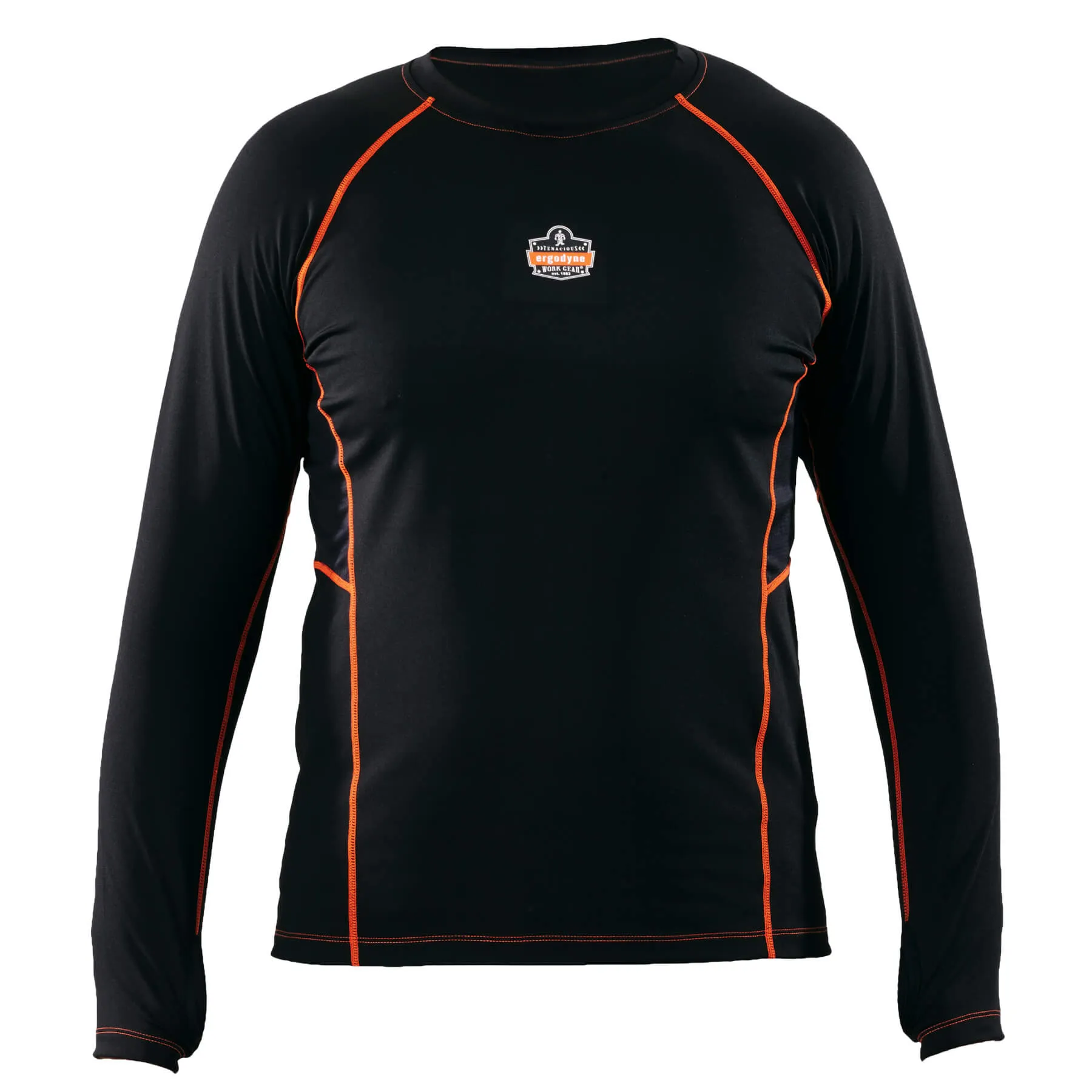 Ergodyne 40205 N-Ferno 6435 Thermal Base Layer Long Sleeve Shirt, XL, Black