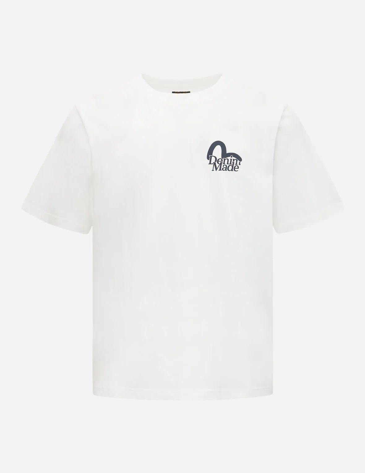 “EVISU Maniacs” Seagull Print T-Shirt