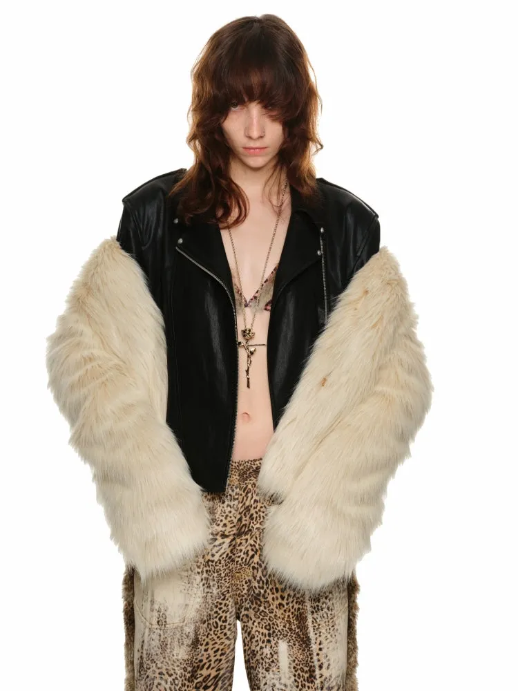 Faux Fox Fur Short Coat