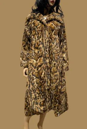 Faux Fur Long Coat #W136