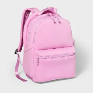 Faux Neoprene 17" Backpack Pink - All In Motion️