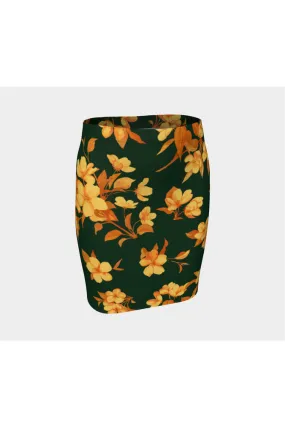 Floral Fitted Skirt