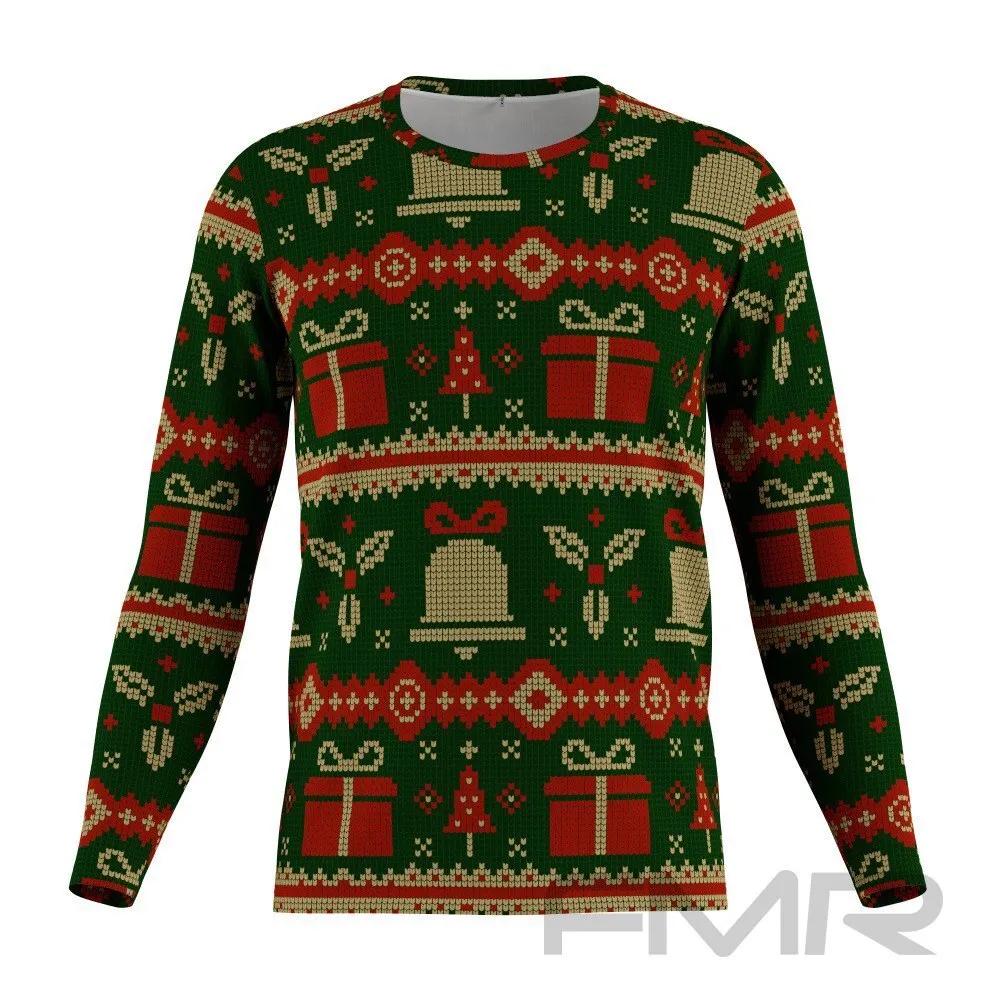 FMR Men's Green Ugly Sweater Long Sleeve Shirt