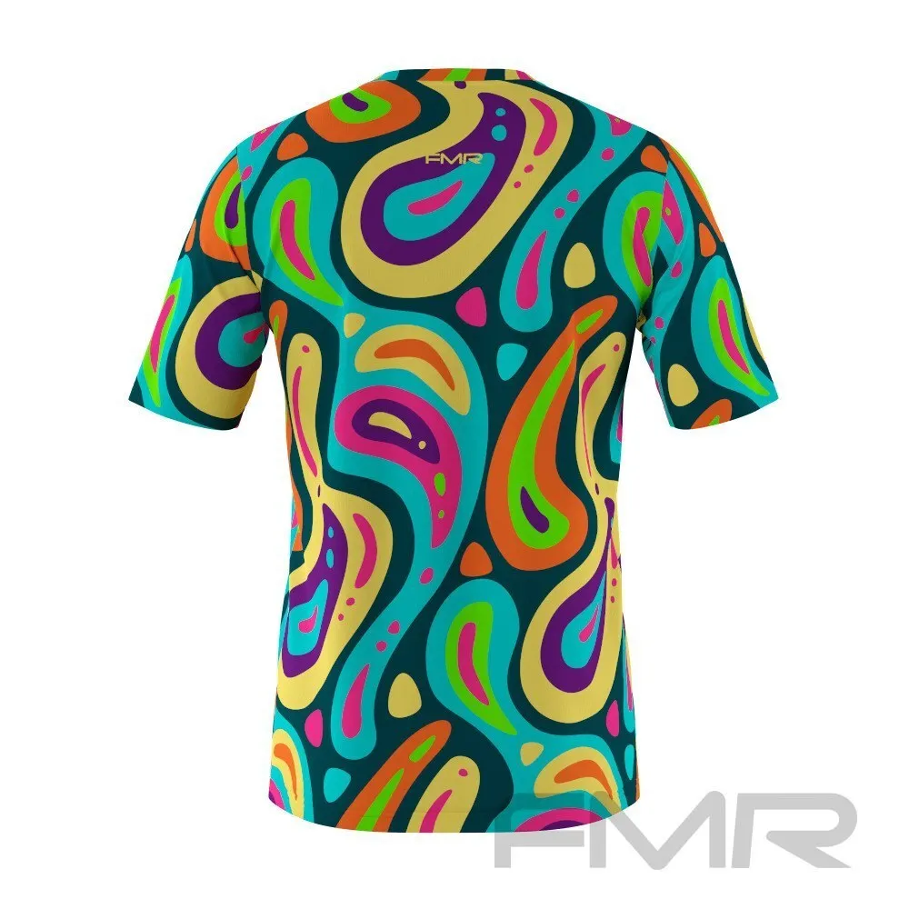 FMR Men's Polychromatic Short Sleeve Running Shirt