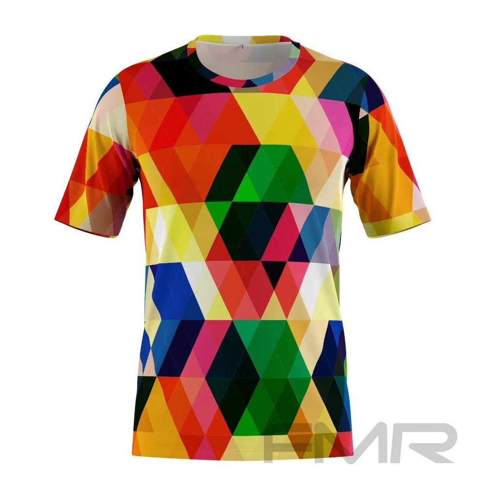 FMR Men's Prismatic Short Sleeve Running Shirt