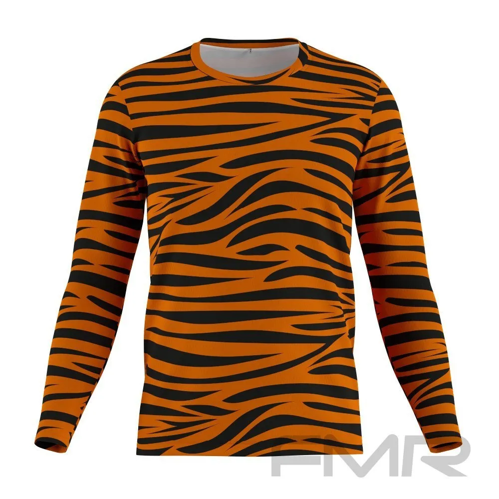 FMR Men's Tiger Print Long Sleeve Shirt