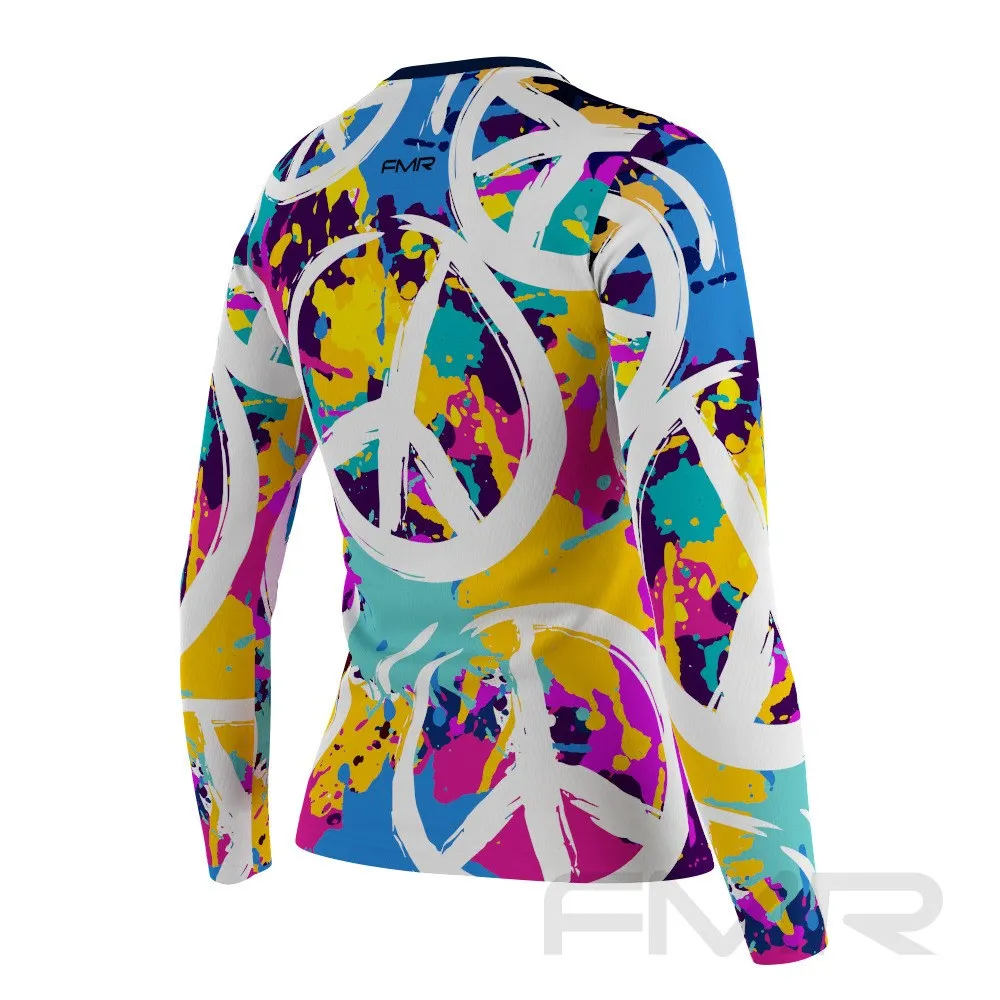 FMR Women's Printed Long Sleeve Running Shirt