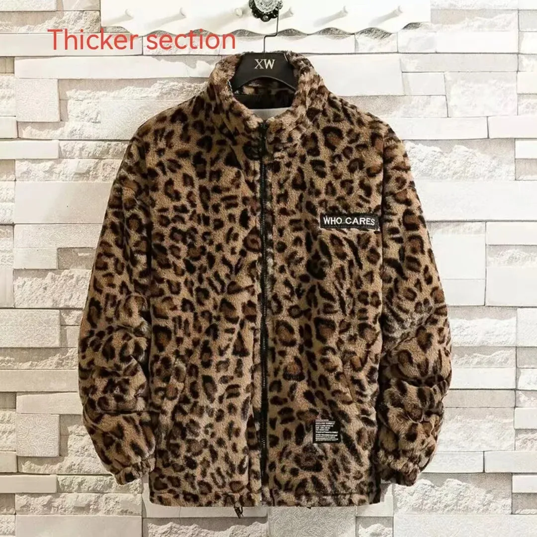 Funki Buys | Jackets | Women's Leopard Print Zip Hoodie Jacket